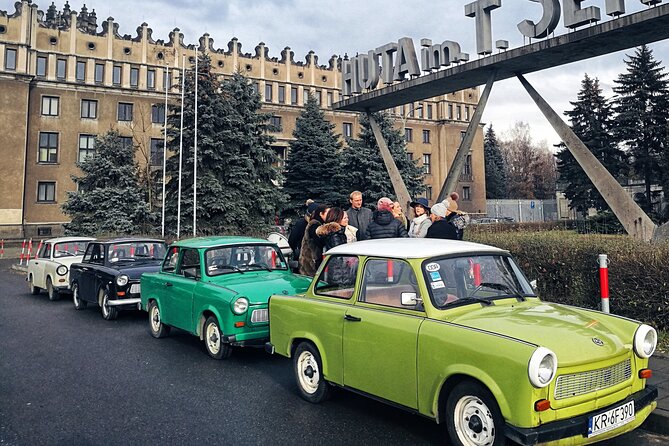 1.5h Crazy Guides' Communism Tour of Nowa Huta in Classic Car - Plac Centralny im. R. Reagana: Soviet-era Squares and Renaissance-leaning Houses