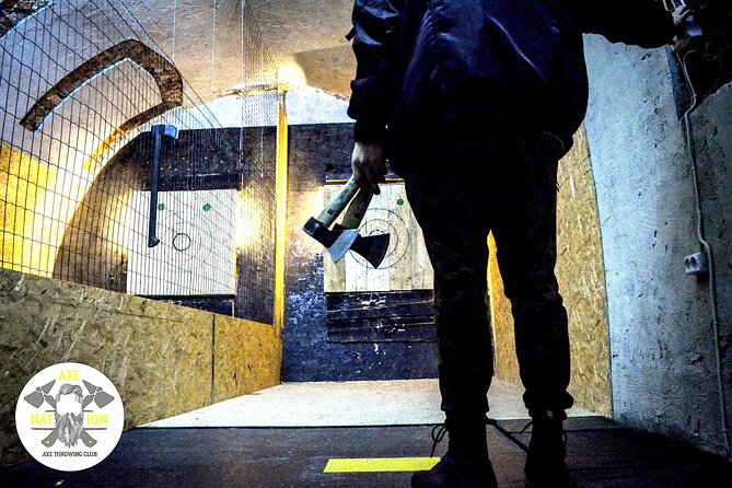 Axe Throwing Krakow in Axe Nation - best club in Poland - Price and what $95.53 per group really means