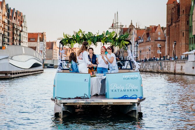 Boat Tour in Gdańsk – Explore the Historic Motława River - Katamaran Baby Blue: what small-group cruising feels like