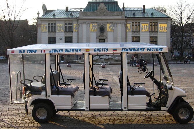 City Tour by electric car- Krakow - Getting Picked Up: Private Group Comfort Plus Mobile Tickets