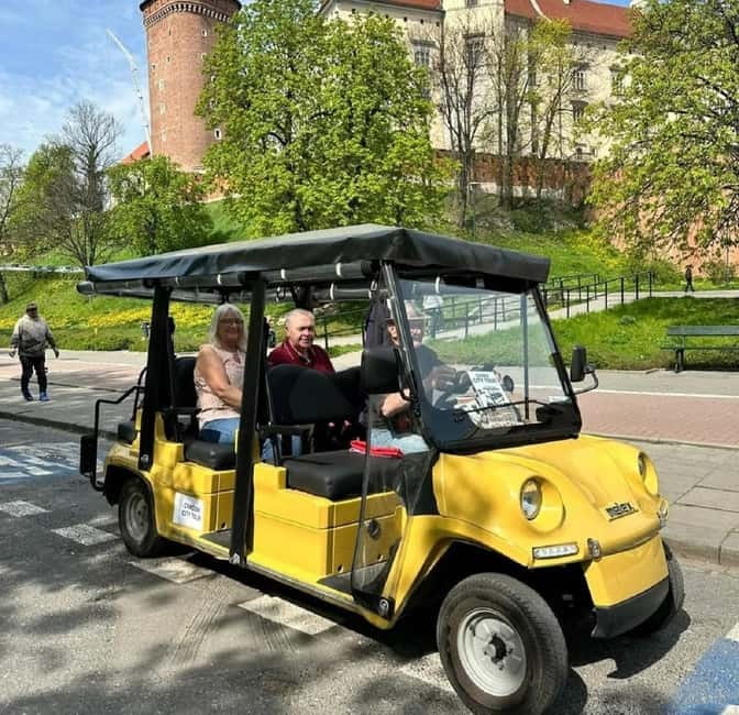City Tour Cracow golf car plus Cruise on the Vistula River. - Podgórze and Father Bernatek’s Bridge, plus Schindler’s Factory