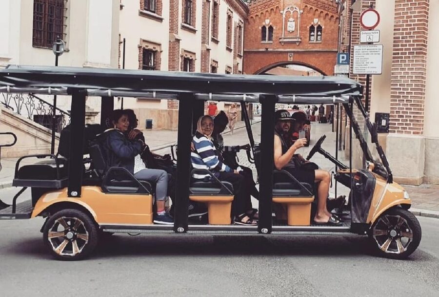 City Tour Cracow , golf car . Private full tour !! - From your hotel to the Old Town gateway: Barbican and city walls