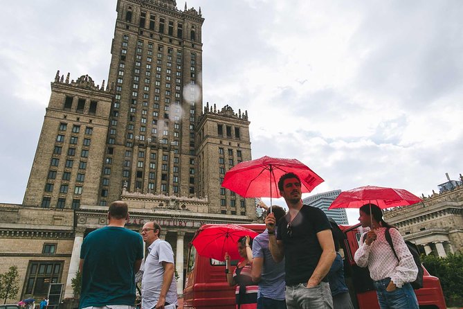 Communist Warsaw: private tour by retro minibus with hotel pickup - Palace of Culture and Science: the symbol that still divides opinions