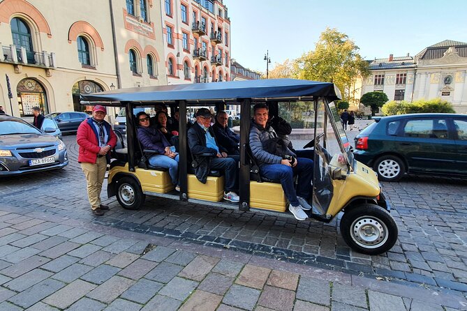 Cracow guided Full tour by Golf Cart-Family Discount - Timing, pickup, and how the 2 hours feel