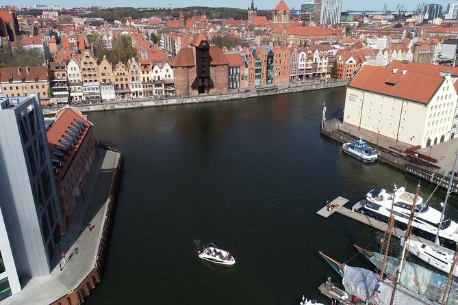 Cruises on the Motlawa River - Pass by the Marina of Gdańsk and a Postwar Ship
