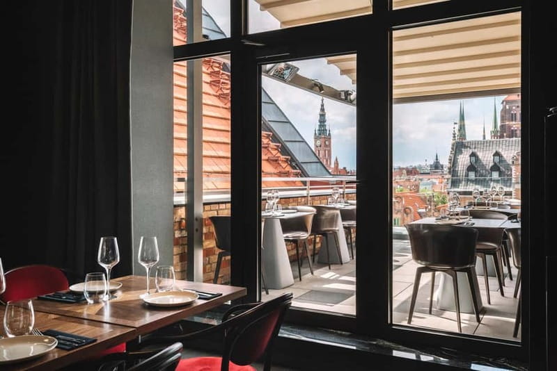 Dinner with a View – 7th Floor, Gdańsk Old Town - Above the Motława River: The view that makes the dinner