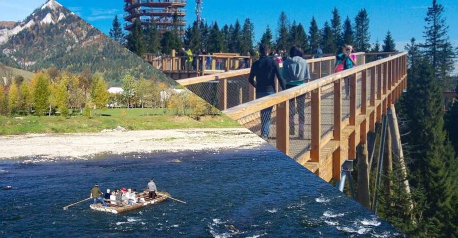 Dunajec River Gorge Rafting and Tree Top Walk from Krakow - From Krakow pickup to the scenic drive south