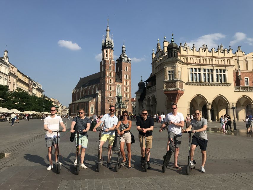 Electric Scooter Tour Krakow - Wawel Hill, the Royal Castle Area, and the View Stops Worth Slowing Down