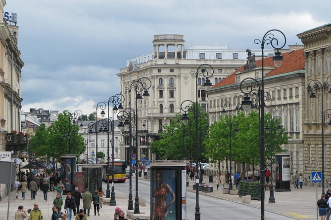 Faces of Warsaw's 3-hour orientation city tour with hotel pick-up - Communism symbols and reconstructed power, from the Reichstag area to the Palace of Culture