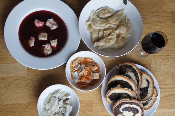 Flavours of Polish Christmas: 4 course dinner + cooking class - What You Learn in the Dumpling Class (Knead, Roll, Fold)