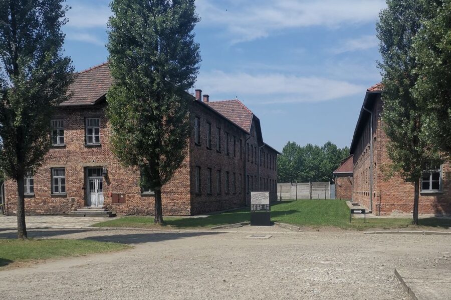 From Krakow: Auschwitz-Birkenau Camp Complex Guided Day Trip - Auschwitz entrance: Arbeit macht frei and the camp’s layered purpose