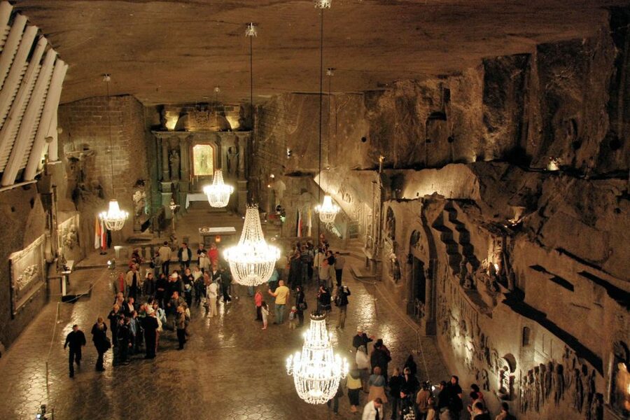 From Krakow: Auschwitz Museum and Wieliczka Salt Mine Tour - Wieliczka Salt Mine: 380 steps, 20 chambers, and St. Kinga’s Chapel