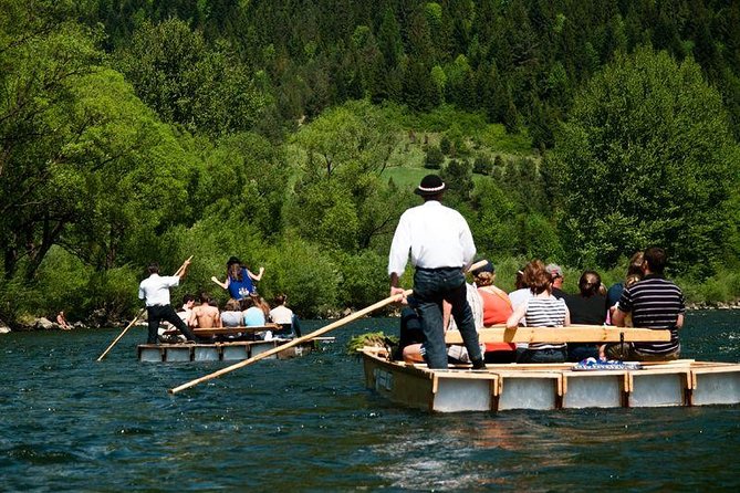From Krakow: Dunajec River Rafting in Pieniny Mountains - Wooden raft rafting: the main event on a roofless ride