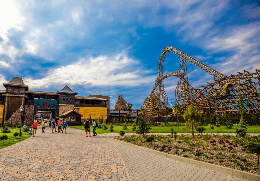 From Krakow: Energylandia Amusement Park Ticket & Transport - Inside Energylandia: Seven Zones, 133 Attractions, and Enough Variety for Everyone