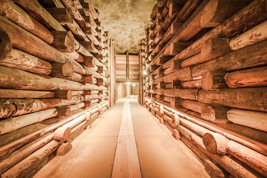 From Krakow: Guided Wieliczka Salt Mine Tour - Entering the salt mine at 135 meters down