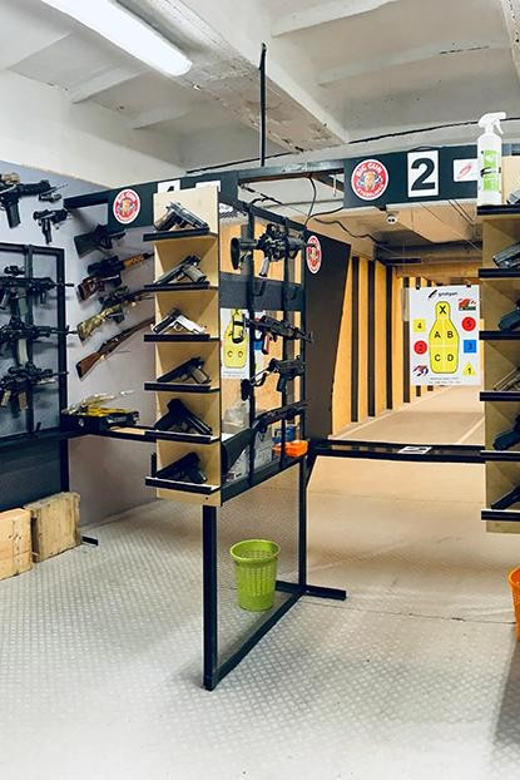 From Krakow: Shooting Range with Round-Trip Transportation - What you shoot: revolvers, AK-style rifles, Glocks, and Uzi-type firepower