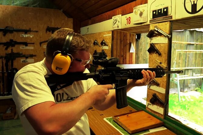 From Krakow: Shooting Range with transfer (hotel pick up) - Big Gun Session: Safety Brief, Instructor Coaching, And Shooting Time