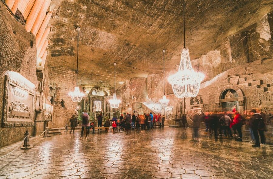 From Krakow: Wieliczka Salt Mine Guided Tour & Pickup Option - What you actually see: chapels, lakes, and the scale trick