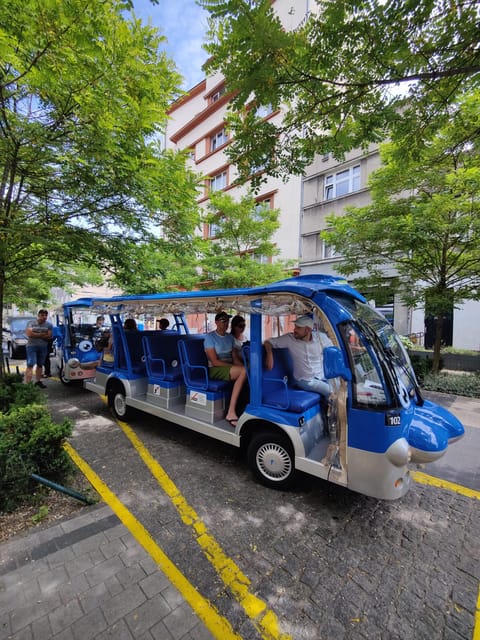 Gdansk: City Sightseeing Tour Eco Electric Buggy Golf Cart ! - Church stops that shape the skyline: St. Nicholas, St. Mary, St. Bridget, and St. Catherine