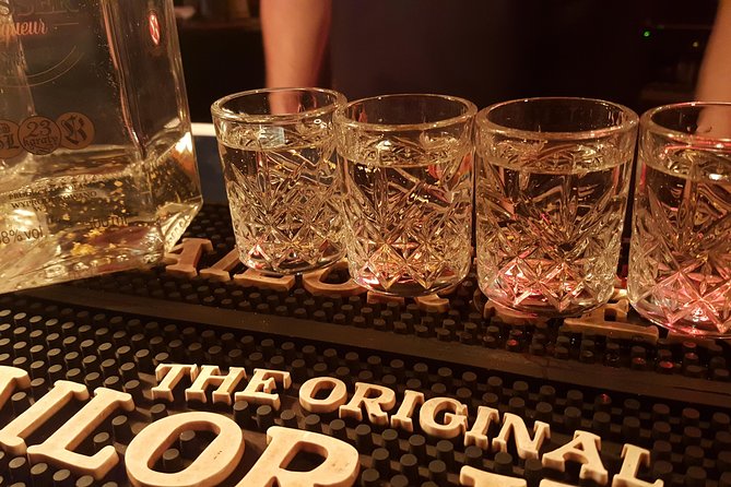Gdansk EVERYDAY Vodka Tasting Tour - The 69-shot stop, flaming vodka, and the gold moment