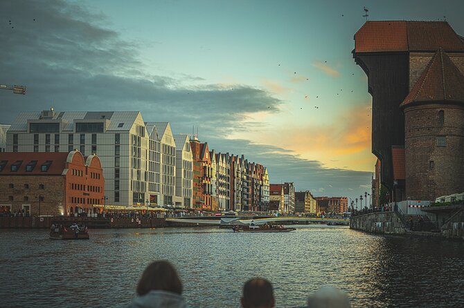 Gdansk Guided City Cruise on Historical Polish Boat - Floating the Motlawa River embankment: gates, the Swan Tower, and the 15th-century crane