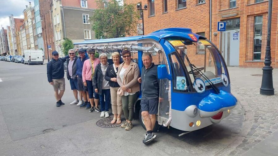 Gdansk:Private Beer City Tour Sightseeing By Golf Cart - Post Office in the Free City, Solidarity Square, and the Railway Station