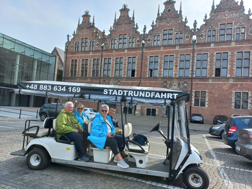 Gdansk: Private Top City Tour by Electric Cart & Live Guided - Neptune’s Fountain and Artus Court: the orientation hit