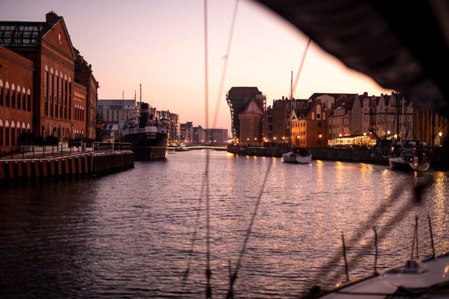 Gdańsk: Scenic Sunset Cruise with Welcome Drink - Westerplatte, Wisłoujście Fortress, and the Bay of Gdańsk moment