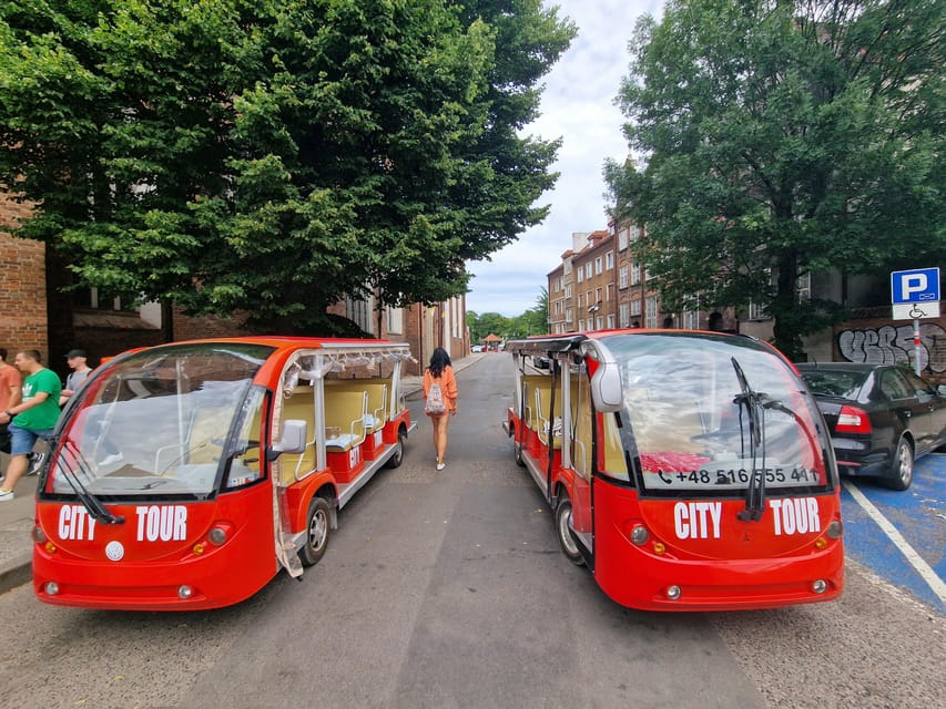 Gdansk: Shared or Private City Tour Sightseeing By Golf Cart - What the guide experience feels like in real life