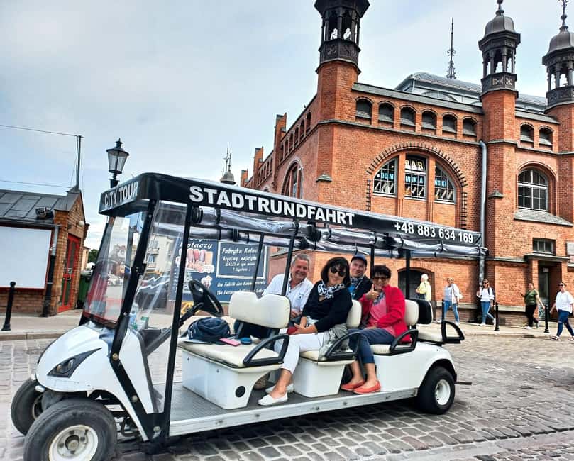 Gdansk Top Beer & Highlights Tour by Golf Cart/Buggy - The Great Harbor Crane: medieval trade, explained in plain sight