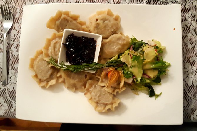 Gdansk Traditional Food Tour with Old Town Sightseeing - The first restaurant stop: Polish cuisine in a nutshell
