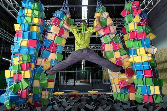 GOjump MEGAPARK Kraków-Sikorki 1h ticket: GOair Inflatable Park - Key points at a glance