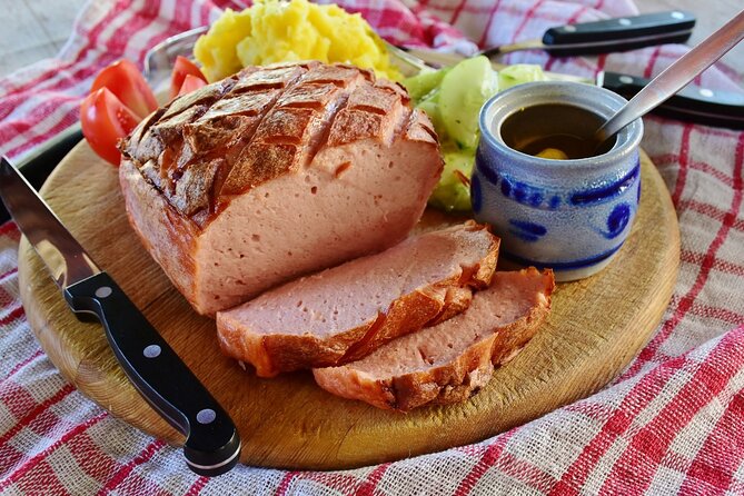 Krakow Authentic Food Tour Poland - St. Jozef Street in Kazimierz: murals, shops, and story