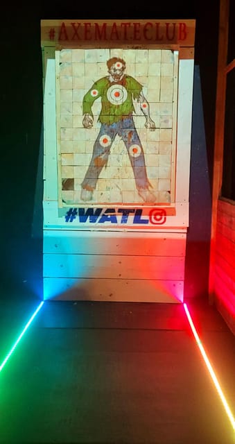 Krakow Axe Mate Club: Axe throwing, Tomahawks. WATL venue! - Axe Mate Club and the Kazimierz basement setup