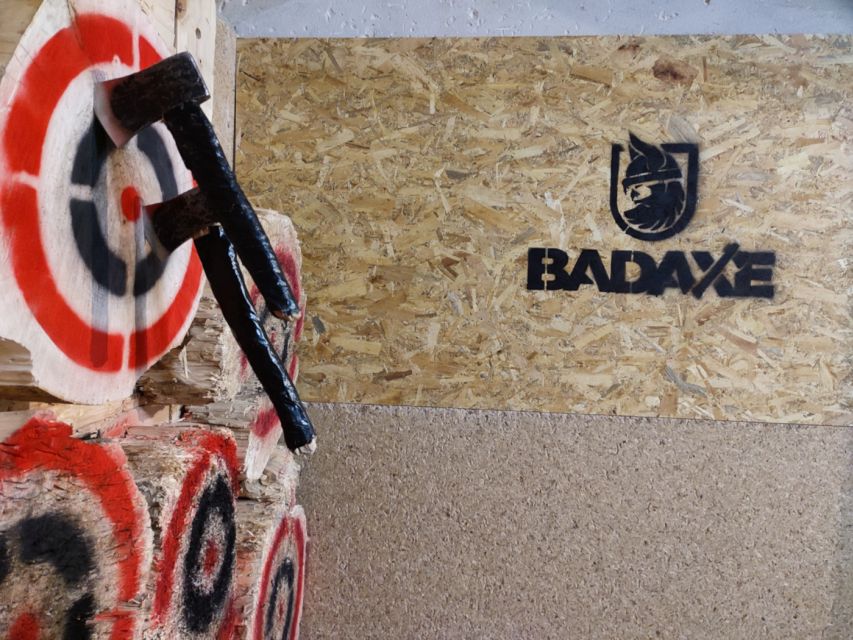 Krakow: Axe Throwing Fun - Viking Props Photos and the Beer Bar Finish