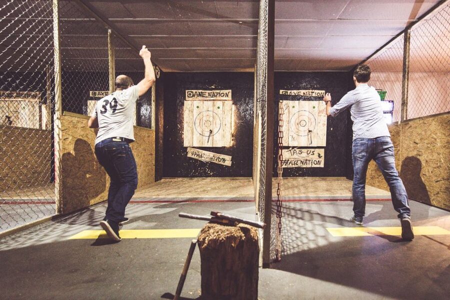 Kraków: Axe-Throwing in Axe Nation, the First Club in Europe - Entering Axe Nation: Kraków’s basement lanes at Grodzka 46