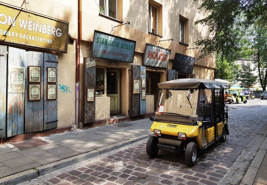 Krakow: City Tour by Electric Golf Cart - Podgórze stops, Ghetto Heroes Square and the Eagle Pharmacy area