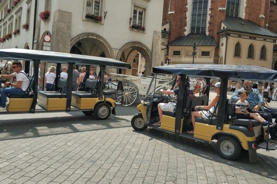 Krakow: Electric Golf Cart Tour of the Old Town - The route in plain English: Planty Park to the Main Market to Wawel hill