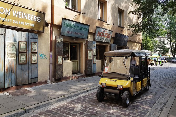 Krakow Grand City Tour by golf cart - All 3 districts - Electric golf cart comfort, plus the right pace for first-timers