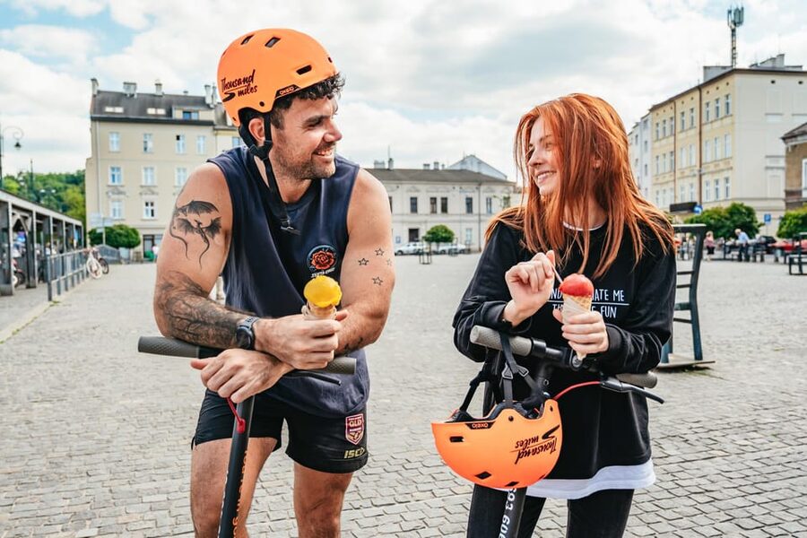 Krakow: Guided E-Scooter City Tour with Food Tastings - Polish Food Tastings: Oscypek, Obwarzanek, and More You Can Actually Spot