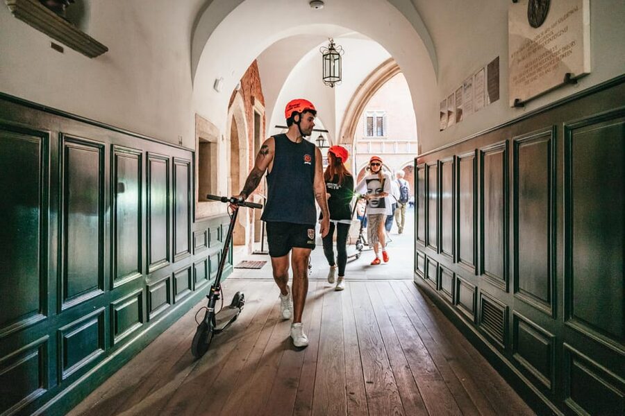 Krakow: Guided E-Scooter City Tour with Food Tastings - Scooters, Helmets, and Who This Tour Really Suits