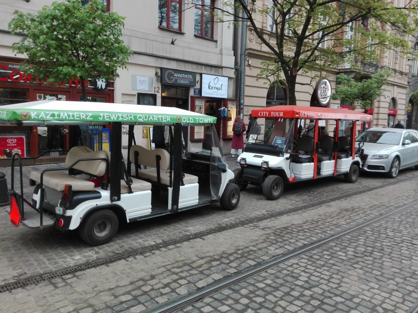 Krakow: Jewish Quarter and Schindler Factory by Golf Car - Price and value: what $50 buys in 90 minutes