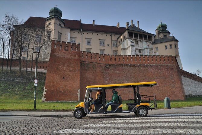Krakow: Old Town, Jewish Kazimierz and Ghetto Sightseeing by Electric Golf Cart - St Joseph Church in Podgórze, plus the view before the ghetto story