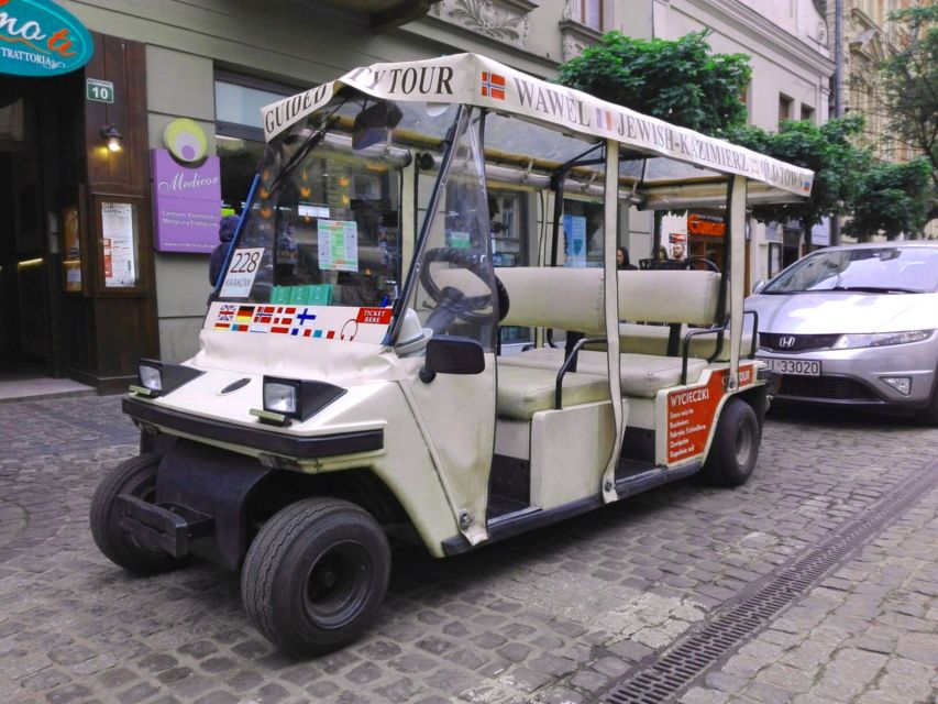 Krakow: Private Sightseeing Tour by Electric Car - Driver languages, audio guide, and comfort you can plan around