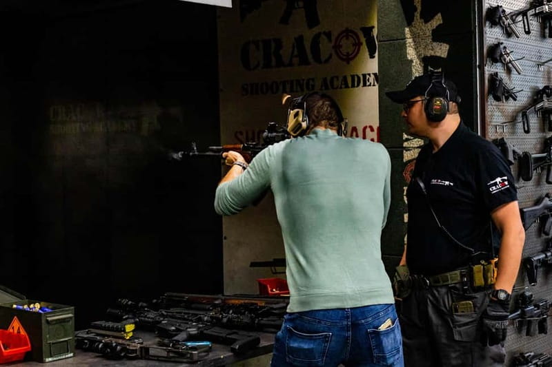 Krakow: Shooting Range with AK-47 Experience & Hotel Pickup - Picking Your Package: AK-47, Glock, Uzi, and Shotgun Time
