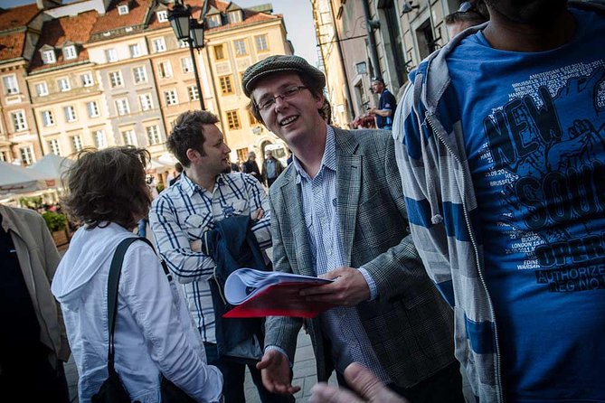 Must-do sites in Warsaw: retro car private tour with hotel pickup - Old Town Market Square and the Warsaw Mermaid legend