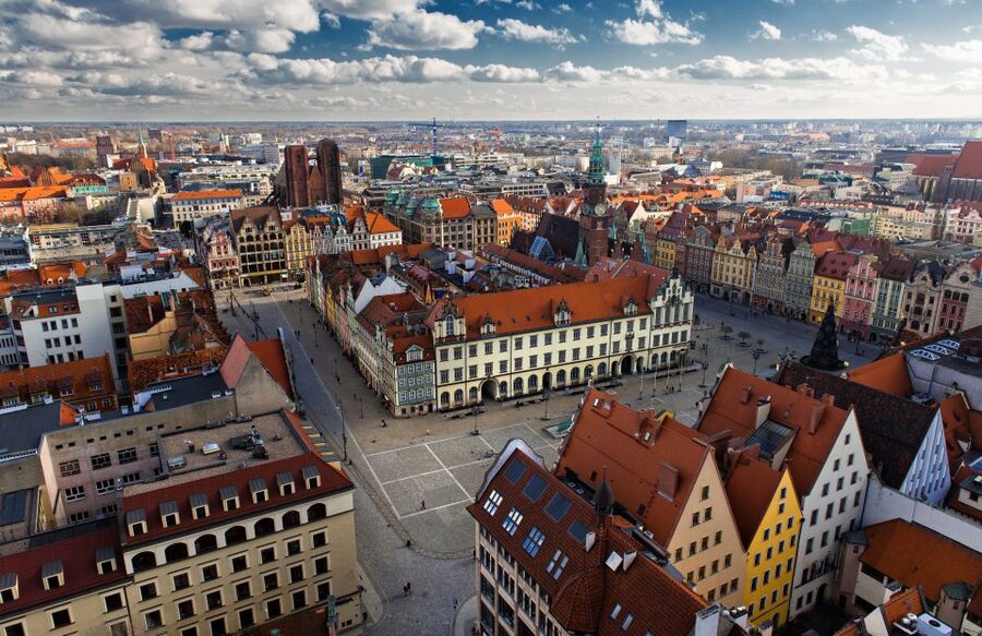 Oder river cruise and walking tour of Wroclaw - Grunwaldzki Suspension Bridge and the Views You Cannot Replicate