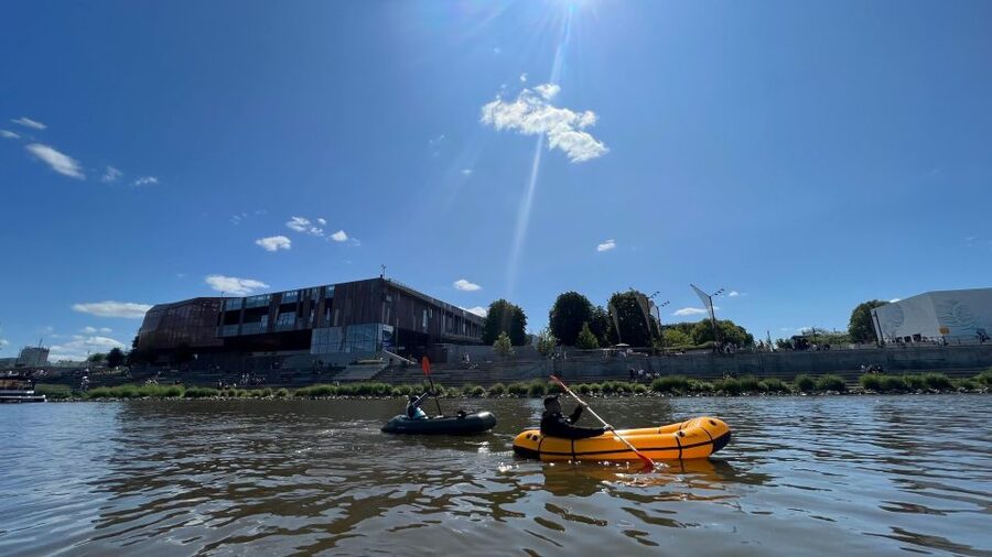 Packrafting kayaking guided tour Vistula river Warsaw Poland - Gear, safety, and what you actually need to be comfortable