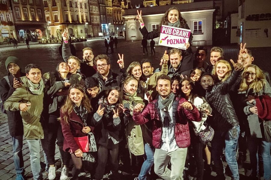 Poznan: Pub Crawl with Free Club Entry - Starting Line Guide: Where You Meet and How to Arrive Ready