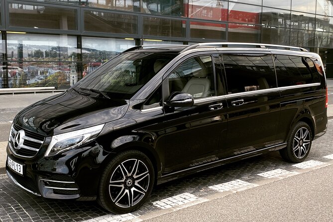 Private Airport Transfer Gdansk (GDN) to City Center Gdansk - Mercedes V-Class Comfort, Wi-Fi, and Water on the Ride